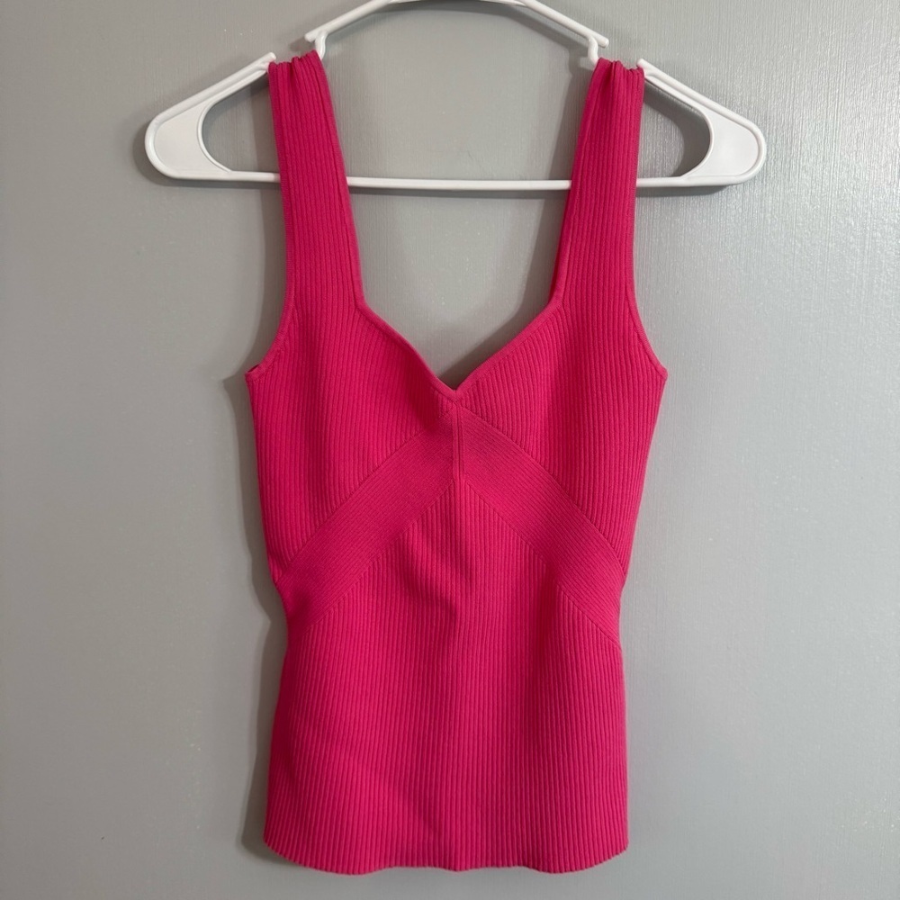 Rag & Bone Sweetheart Neckline Tank Top Size Small in Pink